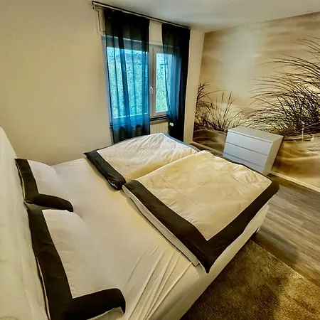 Apartamento Moderne 3-zi, King-size Betten, Küche, Badewanne Karlsruhe